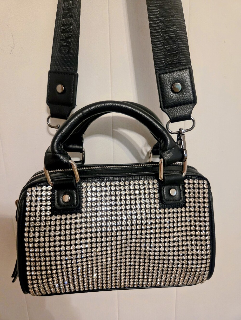 Madden NYC Crystal Barrel Bag Crossbody